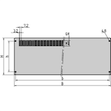 thumbnail of SCHROFF Frontplatte - FRONTPLATTE 3HE 84TE ELOX.