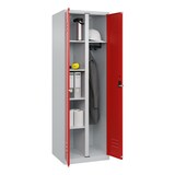 thumbnail of C+P Wäsche-/Garderobenspind Classic PLUS, 2 Abteile, 1850x600x500mm, 7035/3020