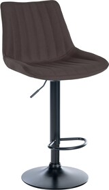 thumbnail of Barhocker Toni Stoff taupe/schwarz
