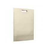 thumbnail of MONOUSO - Vliesstofftasche Gestanzten Griffen Creme 30+10x40cm (25 Stück)