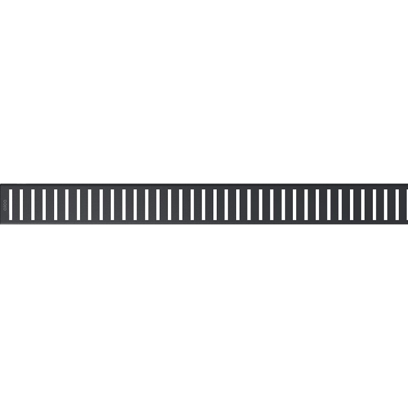 Alcadrain Duschrost PURE BLACK  für Duschrinnen, Schwarz-Matt 850 mm