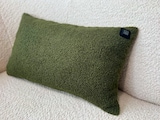 thumbnail of Kabelloses Heizkissen mit Akku (10.000mAh) - Teddy-Boucle Grün - Wärmekissen 50x30cm inkl. 2,5m USB-Kabel