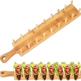 thumbnail of Suporte para Tacos em Bambu Natural - 8 Divisórias