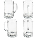 thumbnail of 6x Akki Bierkrug 0,5L mit Sternboden & Henkel Bierhumpen 500ml Seidel Glas