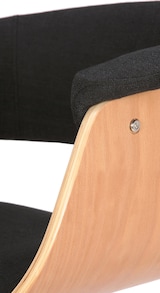 thumbnail of 2er Set Barhocker Vestal natura/schwarz/Stoff