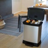 thumbnail of Curver - DECOBIN DUO Abfalleimer 30L (10L+18L) mit Fußpedal silber metallic   silber metallic