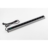 thumbnail of BACHMANN stekkerdoos 12x geaard contact, met schakelaar, 2 m