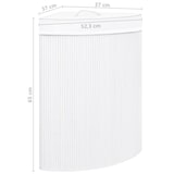 thumbnail of Helloshop26 - Panier à linge d'angle bambou 60 litres blanc 02_0006150