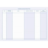 thumbnail of Lot de 5 Carnet auto-entrepreneurs sans TVA Recettes - A4 paysage - 40 dupli