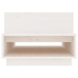 thumbnail of Table basse Blanc 80x55x40,5 cm Bois massif de pin Modèle Polaris Industriel