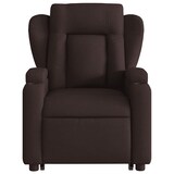 thumbnail of vidaXL Elektrischer Massagesessel mit Aufstehhilfe Dunkelbraun Stoff