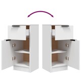 thumbnail of Helloshop26 - Buffet Sideboard Kommode Kleiderschrank Aufbewahrungsmöbel Organizer für Küche Wohnzimmer Lounge 2er-Set 30 x 30 x 70 02_0036650
