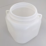 thumbnail of plasteo® 30 Liter Schraubdeckelfass weiß Weithalsfass, Lebensmittelecht, BPA-Frei, Futtertonne Kunststofffass Deckelfass Regentonne Sauerkrautfass