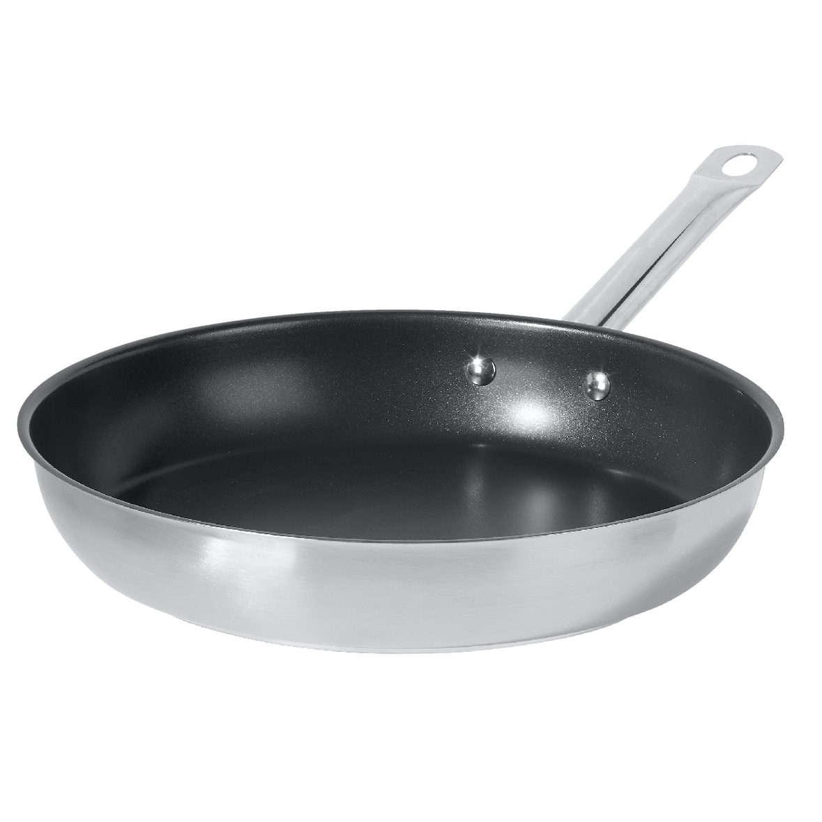 METRO PROFESSIONAL Padella per friggere, acciaio inox, Ø 20 cm, altezza: 6 cm, rivestimento antiaderente in Teflon, a induzione, resistente al forno