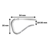 thumbnail of 25 Stück Tischklammern glasklar extrastark & bombenfest