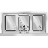 thumbnail of Royal Catering Spültisch - 3 Becken - 100 x 50 cm