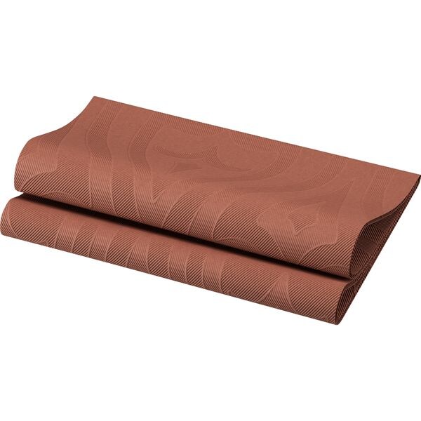 240 Duni Elegance®-Servietten Lily 48 x 48 cm Chestnut