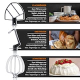 thumbnail of Arendo 800 Watt Rührmaschine, Küchenmaschine, 5 L Knetmaschine, 8 Geschwindigkeiten, Silber