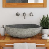 thumbnail of vidaXL Waschbecken Flussstein Oval (45-53)x(34-41) cm
