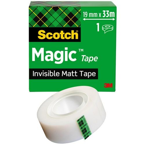 Scotch Rouleau adhésif invisible Magic x 6