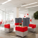 thumbnail of Akoestische scheidingswand / verplaatsbare wand FLEXMIUT EL 160602,5 PET grijs hjh OFFICE