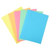 thumbnail of Exacompta - Réf. 348000E - Carton de 500 chemises semi rigides avec 1 rabat SUPER 160 g/m² - dim 24 x 32 cm pour format A4 - 5 couleurs