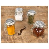 thumbnail of 12er Set Vorratsglas 90ml Takeo schwarz - 0183542
