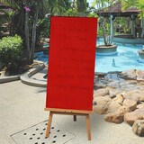 thumbnail of Tableau Affichage-Ecriture Verre Magnétique 60x120cm Rouge