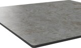 thumbnail of Terrassen-Stehtisch Gastro HPL Compact Premium | 60x60 cm Zement Grau | mit Edelstahl Fußrasten