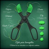 thumbnail of La Croquetera - Multifunktionales Utensil mit 4 austauschbaren Kunststoffformen für Kroketten in Grün