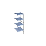 thumbnail of Scaffale angolare Tournus 1750x650x500mm con 4 ripiani per celle frigorifere o come scaffale portaoggetti