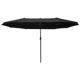 thumbnail of Sombrilla Doble Extragrande Parasol para Terraza Patio o Jardín Protección Solar Negro