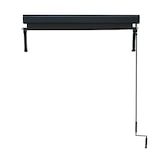 thumbnail of Toldo vertical HWC-F42, toldo vertical protección de la intimidad estor enrollable exterior, tejido protección UV 50 ~ 250x140cm, negro