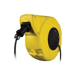 thumbnail of Enrouleur automatique de câble électrique pour montage mural/plafond, terre allemande, 13 + 2 m, pivotant à 180°, 3G1.5, jaune
