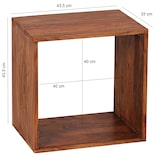thumbnail of Cube Massivholz Regal Beistelltisch Tisch Holzcube Würfelregal Couchtisch