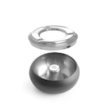thumbnail of Hendi asbak van matzwart roestvrij staal Ø105mm