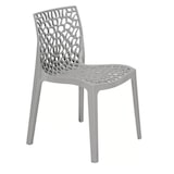 thumbnail of METRO PROFESSIONAL Chaise de terrasse Saphir, empilable, plastique, gris perle
