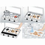 thumbnail of CFParker Fornello 3 fuochi a gas Metano con valvola di sicurezza in acciaio inox con piano estraibile per uso esterno Made in Italy - FO300ACCGPSm
