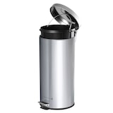 thumbnail of Tarrington House Cubo de basura con pedal, metal/ acero inoxidable,  Ø 29.7 x 64 cm, 30 L, plata