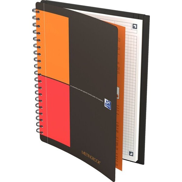 Meetingbook Tablet-Format, B5, kariert 5 mm, 80 Blatt, 90g/qm,