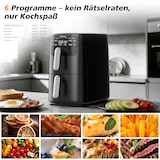 thumbnail of XXL Double Stack Heißluftfritteuse 10L Dual-Zone Airfryer 2700W – 2 Vertikale Kammern, 6 Programme, LED Touchdisplay, Fettarme Fritteuse ohne Öl