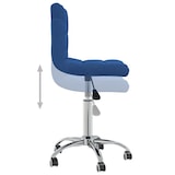 thumbnail of vidaXL Bürostuhl Drehbar Blau Stoff