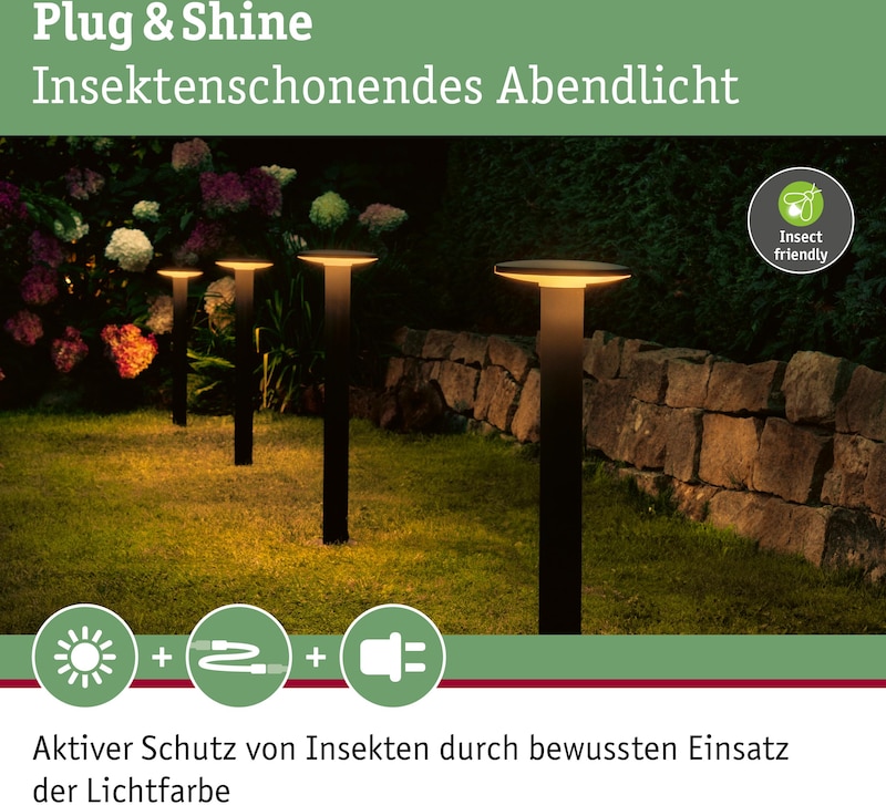 Lanterne de jardin avec protection contre les insectes.