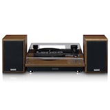 thumbnail of Lenco LS-100WD Plattenspieler Audio-Plattenspieler mit Riemenantrieb Schwarz, Eiche