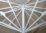 thumbnail of Décoshop26 - XXL Luxus-Sonnenschirm 5x5m (Ø7,2m) zur Befestigung an Betonfundamenten Polyester/Aluminium 75kg beige 04_0003353