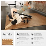 thumbnail of tectake Set di 12 tappetini di protezione - Set da 12 effetto legno