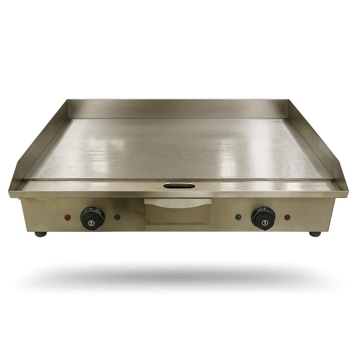 Plancha Eléctrica Acero Rectifcado 10 mm Económica de 740 x490 x240h mm PEKIN IEG-820
