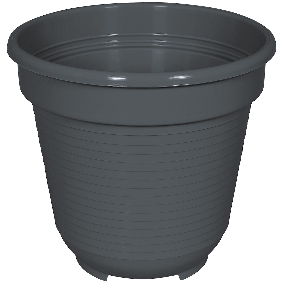 Geli Blumentopf Standard Ø 10 cm Anthrazit Kunststoff 0.35 Liter