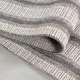 thumbnail of Carpetsale24 In- & Outdoor Teppich 160x230 cm, Wetterfest & Robust, Flachgewebe mit Bordüren-Design in Creme & Grau, für Terrasse, Balkon, Küche