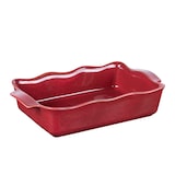 thumbnail of Rechteckige Auflaufform Ely 36x21x8 cm rot - Rectangle Porcelaine Table Passion 36x21 cm